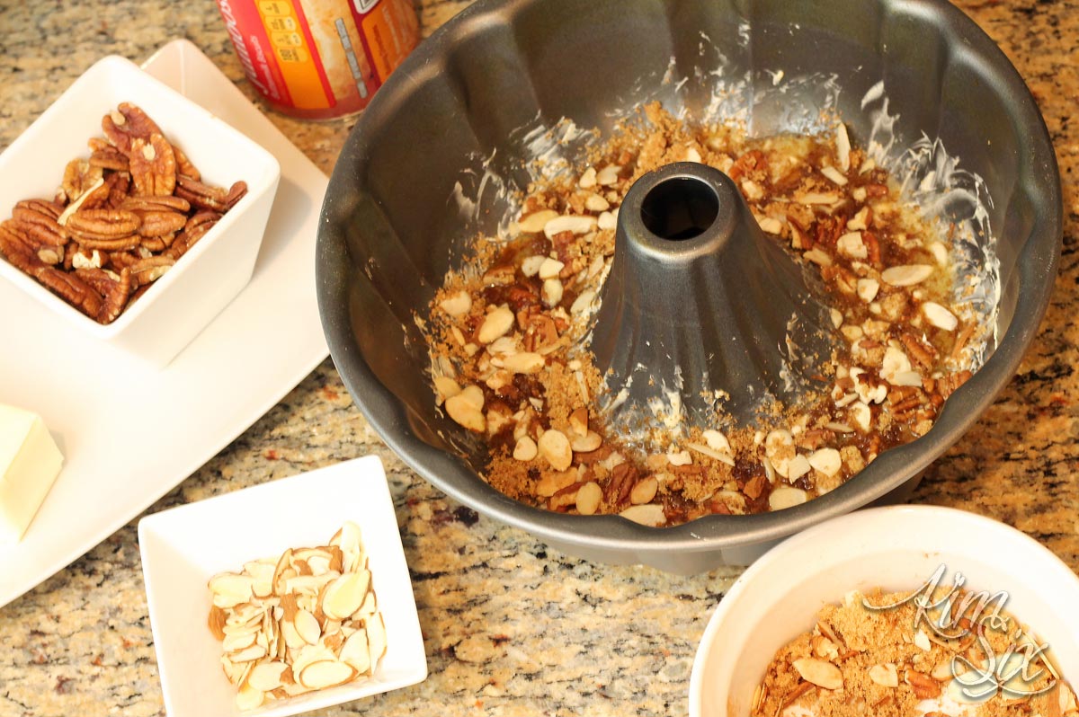 Bundt pan cinnamon rolls