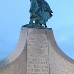 statue at the Hallgrímskirkja in Reykjavik, Iceland 