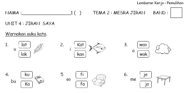 Kssronline.com - KSSR, DSKP, UPSR, LINUS: KSSR sample 