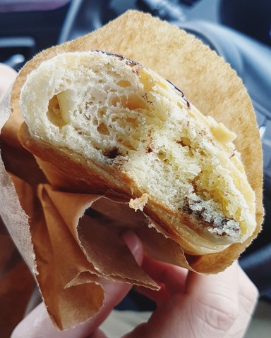 Chocolate almond croissant