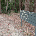 Signpost at Bittangabee Bay picnic area (108130)