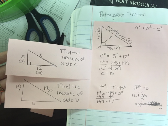 High School Math Fun: Geometry: Pythagorean Theorem