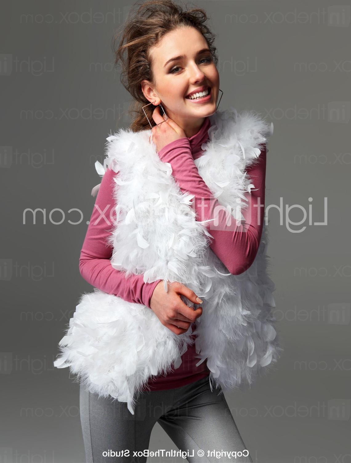 TS Ostrich Feather Vest - US 