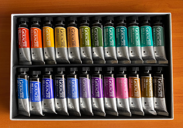 Shinhan Professional Designer's Gouache Review - The Fearless Brush