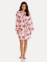 <br />Paul Frank Women's Juluis Fairisle Print Robe