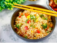 Vegetarian fraid rice