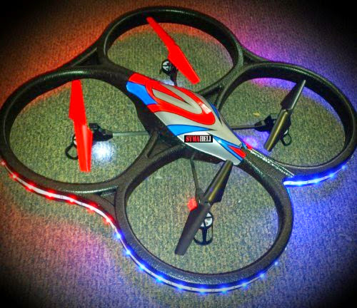 WLtoys V262 All-in-One Night Flying (V262 (color vary) with Special LED light + Camera Set + extra battery)