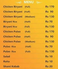 Food House - Biryani & Kabab menu 1