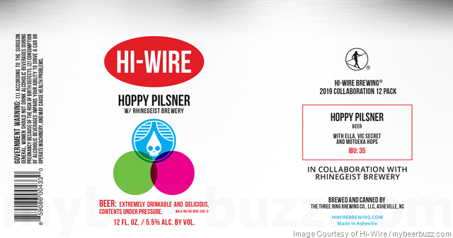 Hi-Wire Collaborates w/Rhinegeist On Hoppy Pilsner & w/Zillicoah On Irish Stout