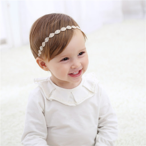 Title 6, New baby gold hairband, soft and delicate, perf...