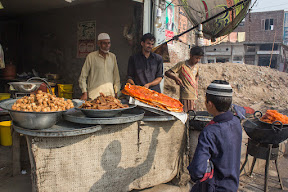 Stall of food seen on the Uras of saint, Sharqpur