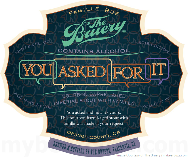 The Bruery Adding You Asked For It Cans & Bottles