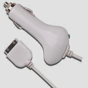  SANOXY® Car Charger for Apple® iPad, iPad2, iPhone 3G, iPhone 3GS, iPhone 4, iPod Touch 4G, Nano 6th