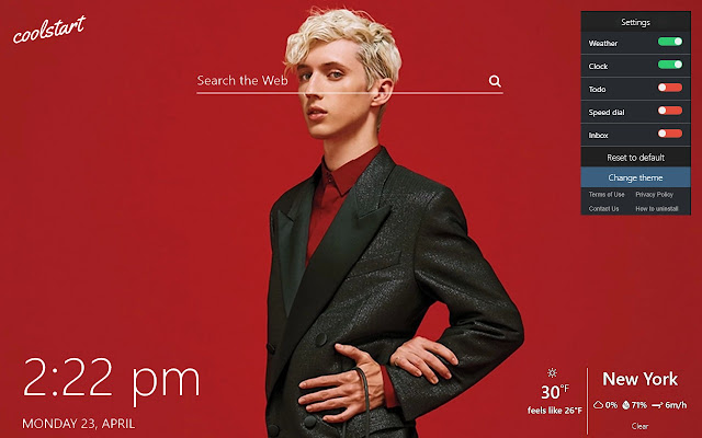 Troye Sivan HD Wallpapers Social New Tab