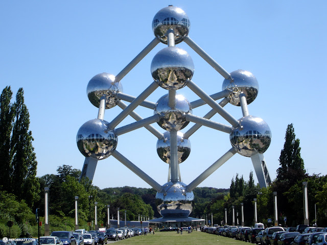 the atomium in brussels belgium in Brussels, Belgium 