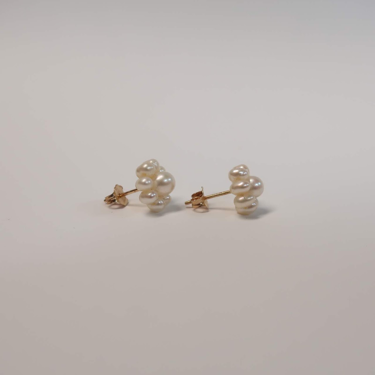 14K Gold and Freshwater Pearl Earrings