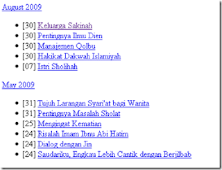 daftar isi otomatis