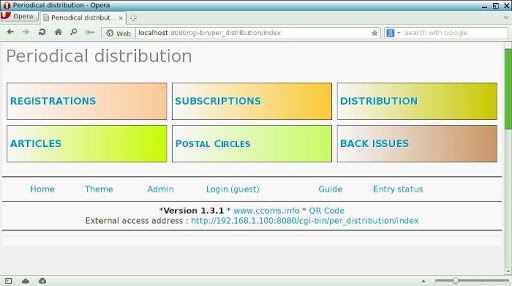 Periodical distribution