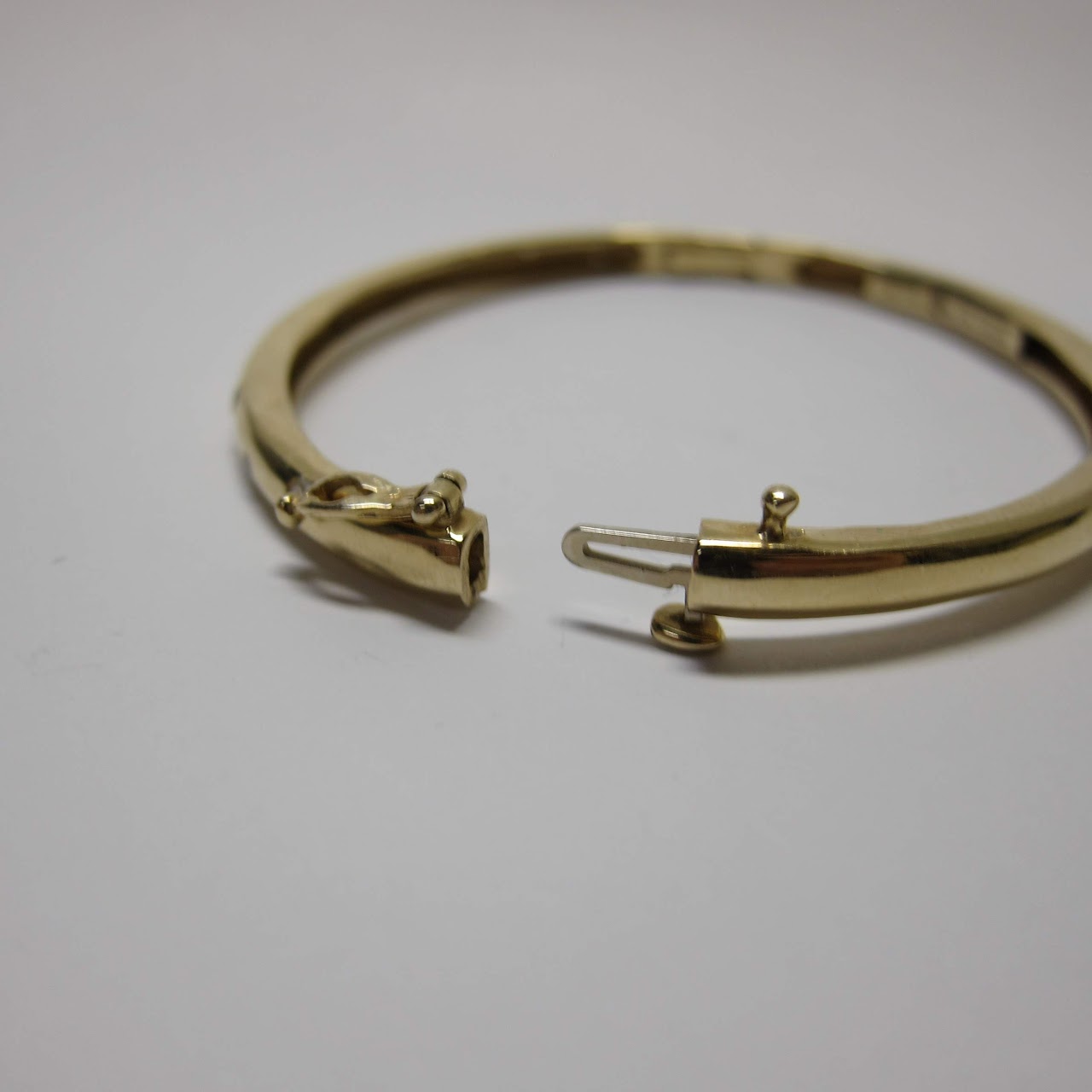 14 Kt. Gold Bangle with Diamonds