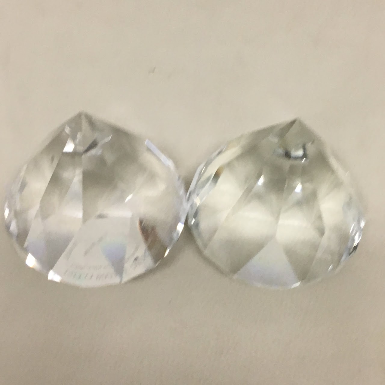 Tiffany & Co. Diamond Paperweight Pair