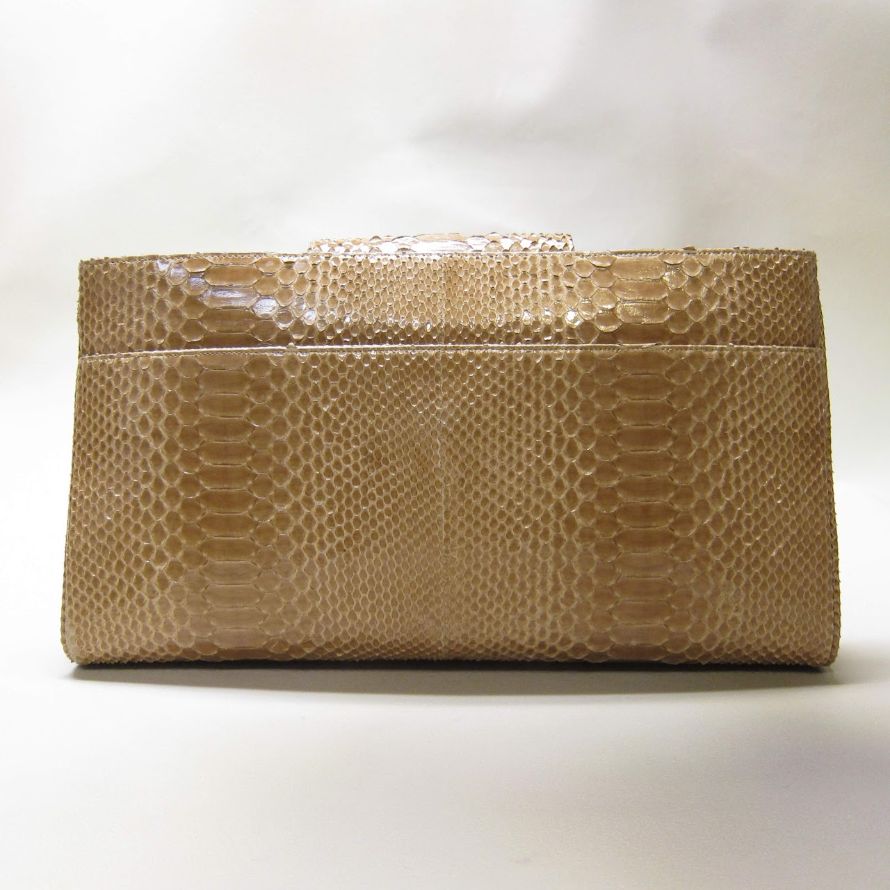 Malini Murjani Snakeskin Clutch