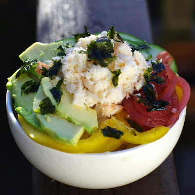 California Sushi Salad - withinthekitchen.blogspot.com