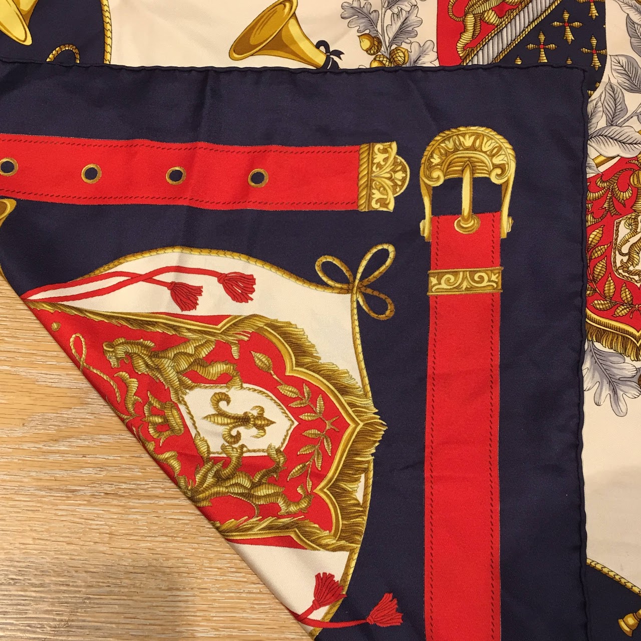 Céline Coat of Arms Silk Scarf