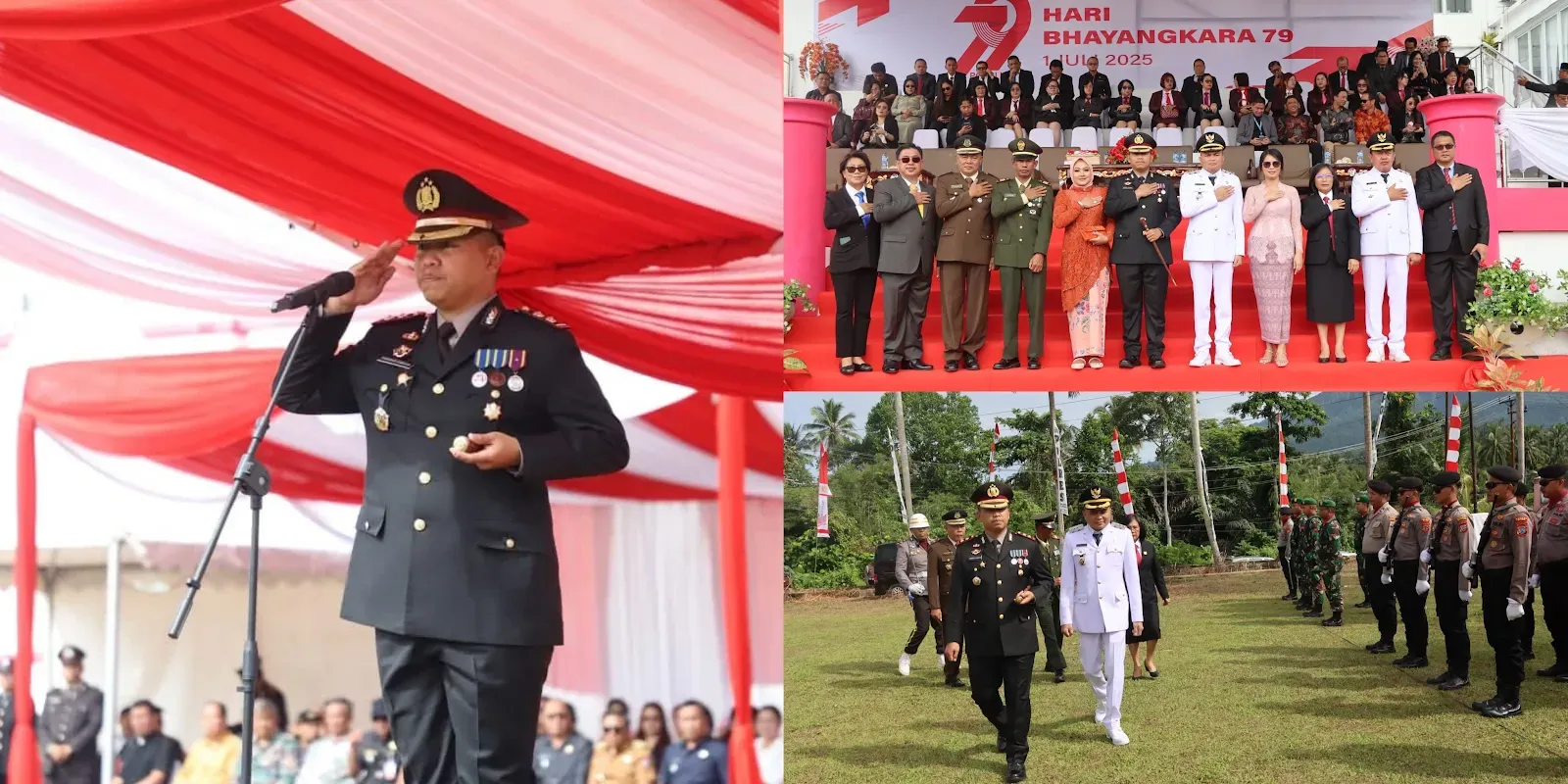 Hut Bhayangkara ke-79. (Foto: Sarno Pesak untuk Indimanado.com)