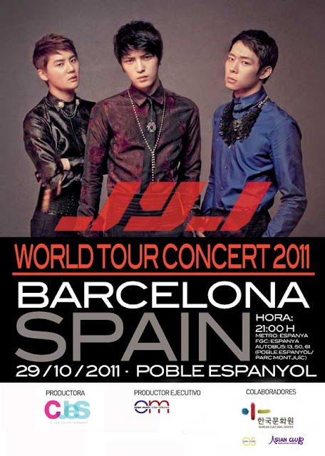 Para el concierto de JYJ en Barcelona, España – 30 medios coreanos asistiran en exclusiva y medios de Taiwan, China, Japon y Francia  Poster