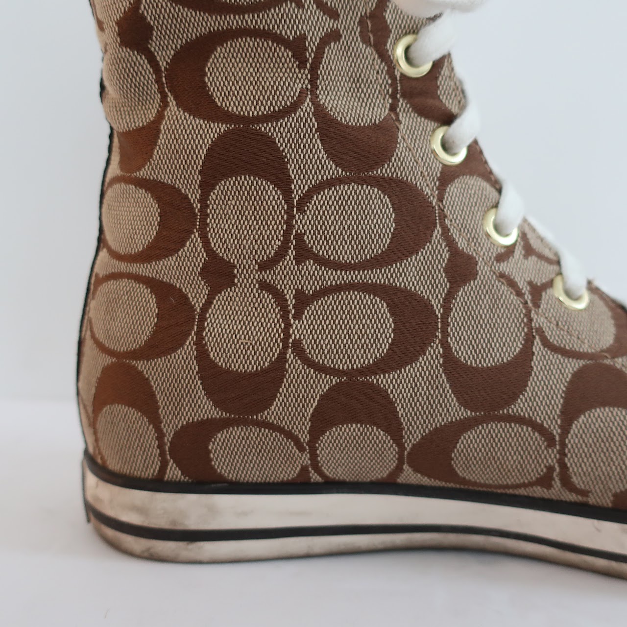 Coach Logo High Tops