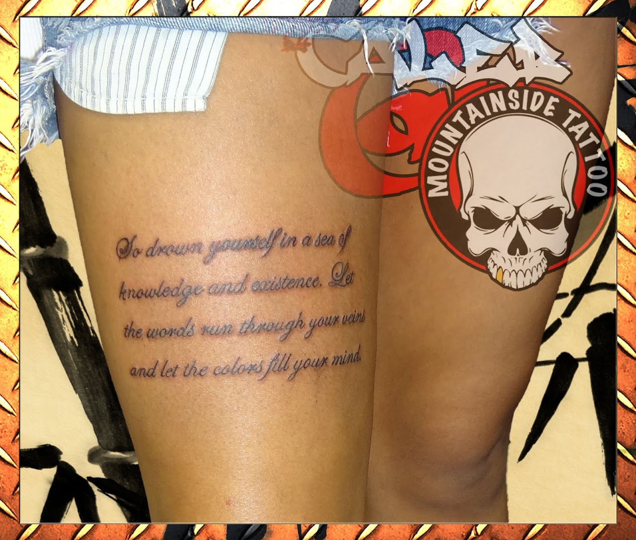 Mountainside Tattoo and Piercing - Lettering Tattoos