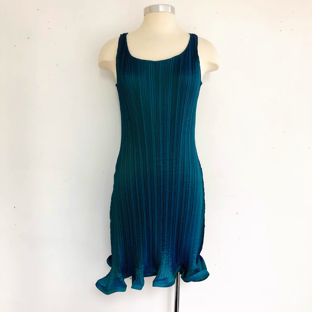 Issey Miyake Pleats Please Iridescent Dress