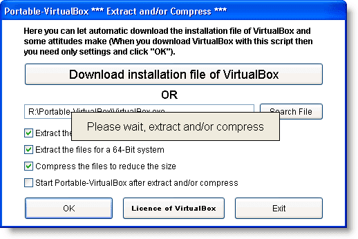 ダウンロードしたファイルを抽出する