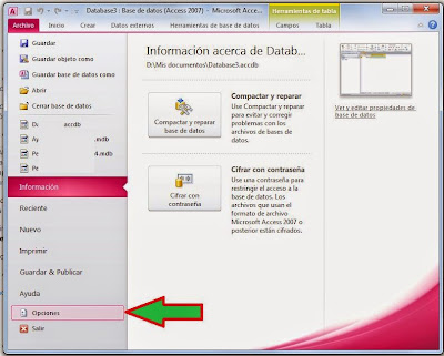 Quitar aviso de seguridad en Microsoft Access 2010 al abrir base de datos en ubicacin de red