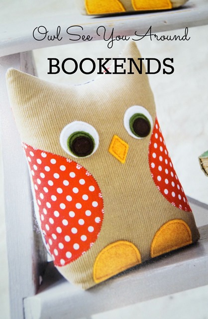 Scrap Happy Sewing - Owl Book Ends