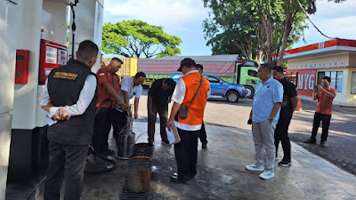 Lebaran Kian Dekat, Polisi di Banyuwangi Masif Sidak SPBU Di Jalur Mudik