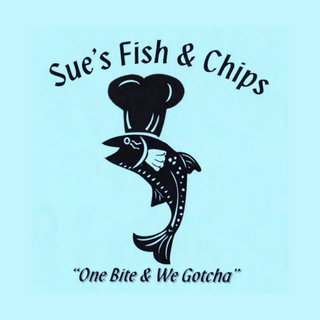 Sue's Fish & Chips logo