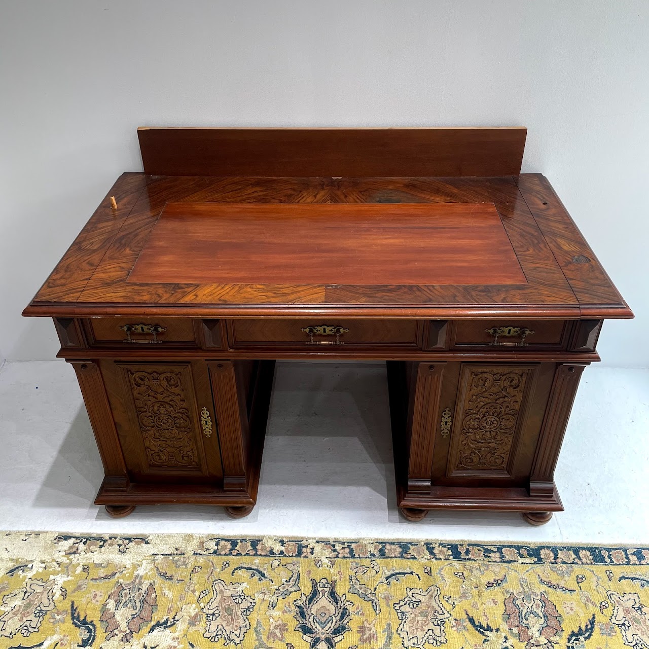 Eastlake Mahogany Desk