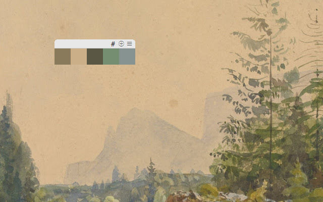 Color Palette Pocket chrome extension