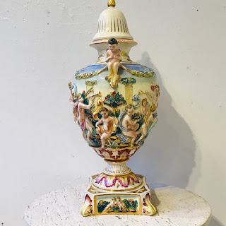 Capodimonte Large Lidded Urn