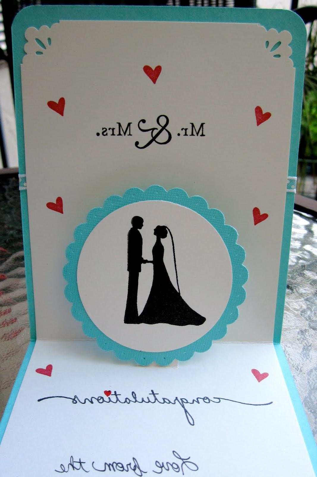 Fancy Wedding Cake Card