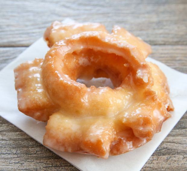 close-up photo of a glazed old fashioned