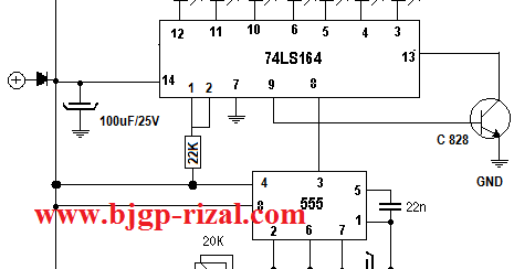  SKEMA  LAMPU  LED  BERJALAN  Ardyn Tech