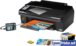 Reset Epson SX200 printer use Epson reset program