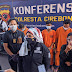Polresta Cirebon Ungkap 4 Kasus Tindak Pidana, 14 Tersangka Diamankan