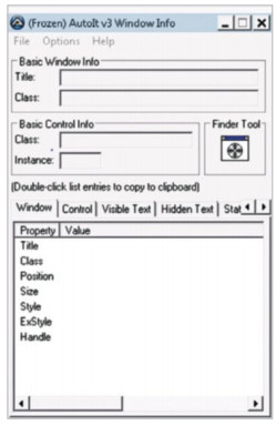 Figure 2: AU3 Info tool