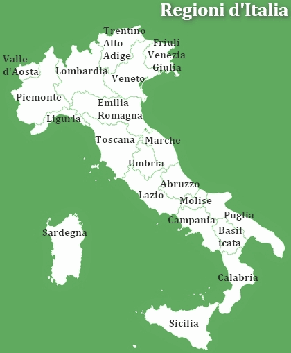 Regioni D Italia Capoluoghi E Province Elenco E Cartina Eco Del Cittadino