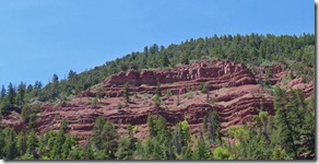 heading southeast on Colorado highway 145