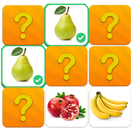 Настольная игра фрукты. Find Arabic Fruits game.