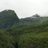 Tussen Hjelle en Geiranger. Tussen Hjelle en Geiranger.